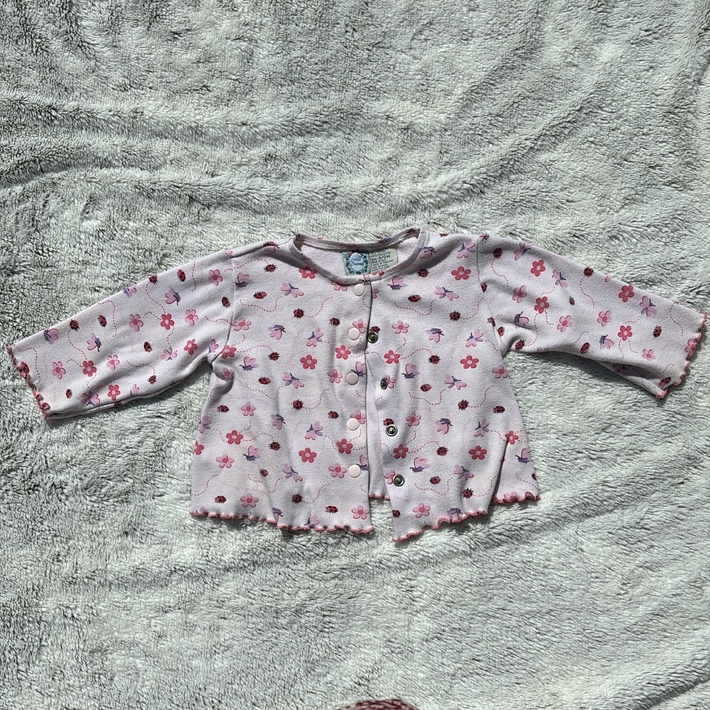 VINTAGE Little Lindsay Snap Cartigan